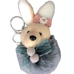 Check availability Easter is coming 🐇Puff bunny bag charm